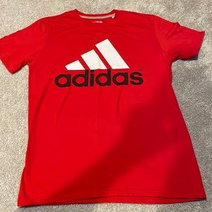 Red ADIDAS Mens T-Shirt